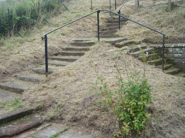 Sets of worn steps